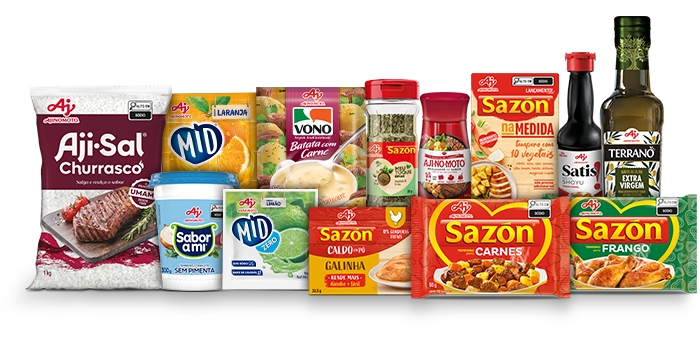 Pack de produtos AJINOMOTO